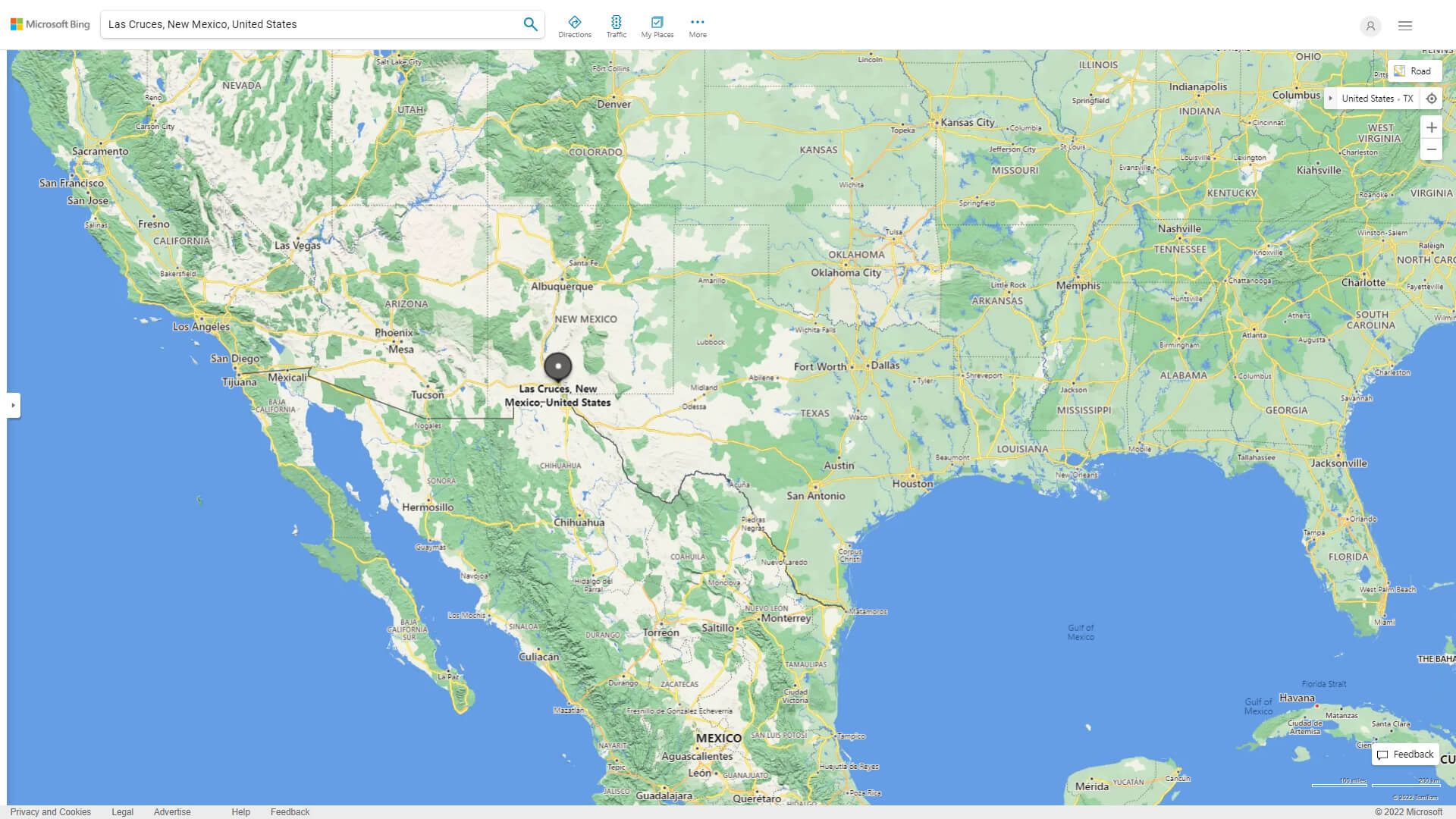 Las Cruces Map New Mexico